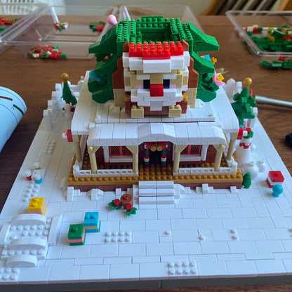 Kerstboom huis | Bouwsteentjes