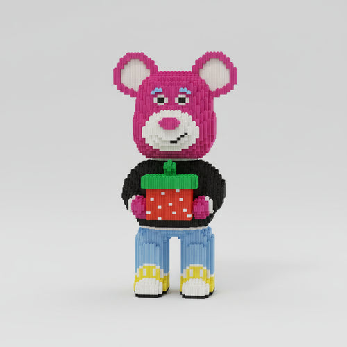 Aardbei Beer Bouwblokjes