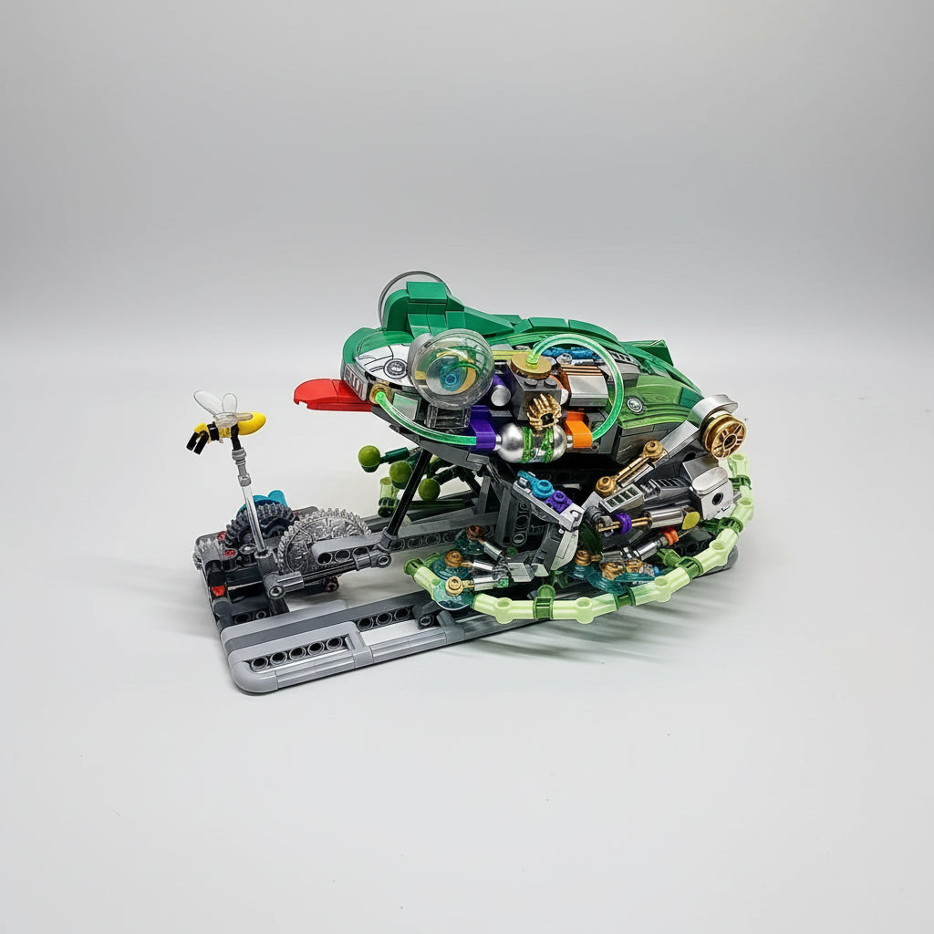 Bewegende Kikker | Bouwsteentjes