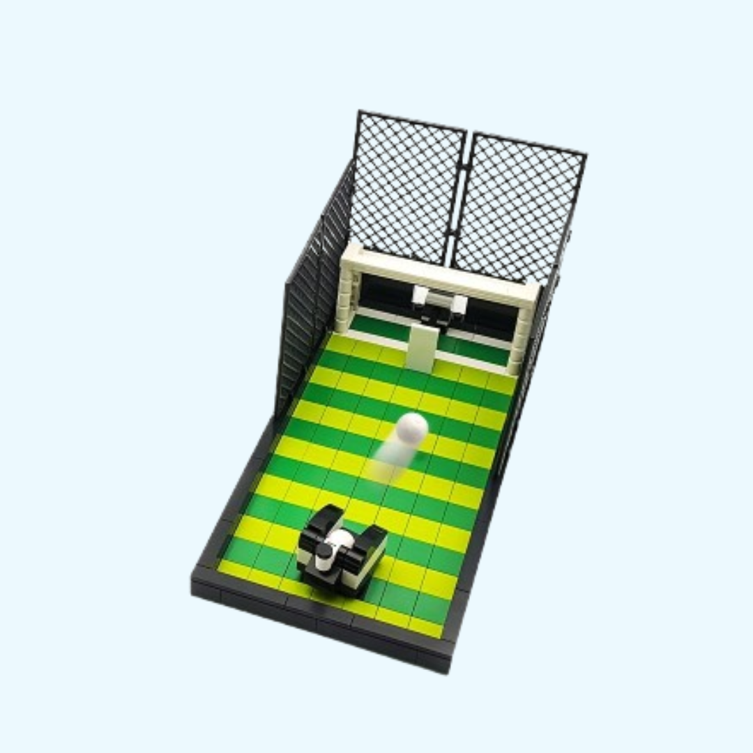 Voetbalveld spelletje | Bouwsteentjes