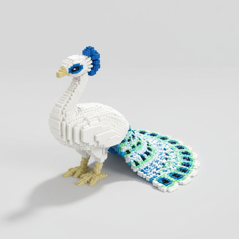 Witte Pauw | Bouwsteentjes
