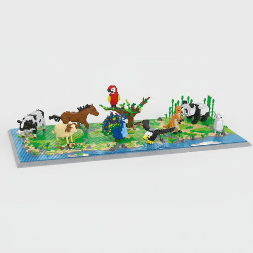 Alle Land En Lucht Dieren Bouwblokjes