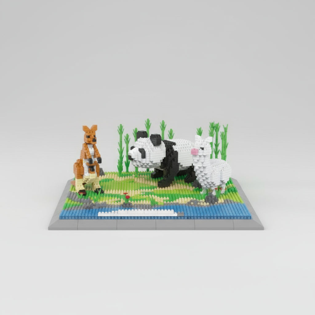 Alle Land En Lucht Dieren Bouwblokjes