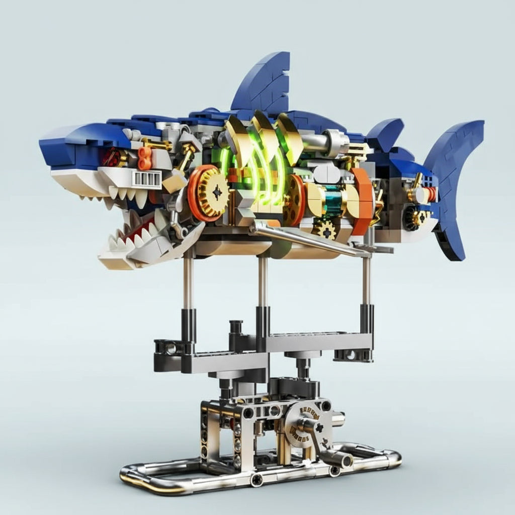 Bewegende Haai | Bouwsteentjes