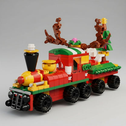 Kerst Express Trein | Bouwsteentjes