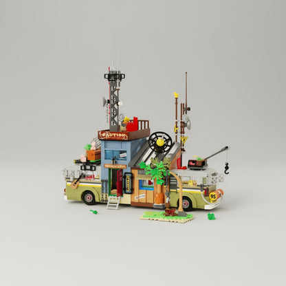 Reis bus | Bouwsteentjes