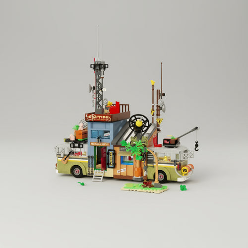 Reis bus | Bouwsteentjes