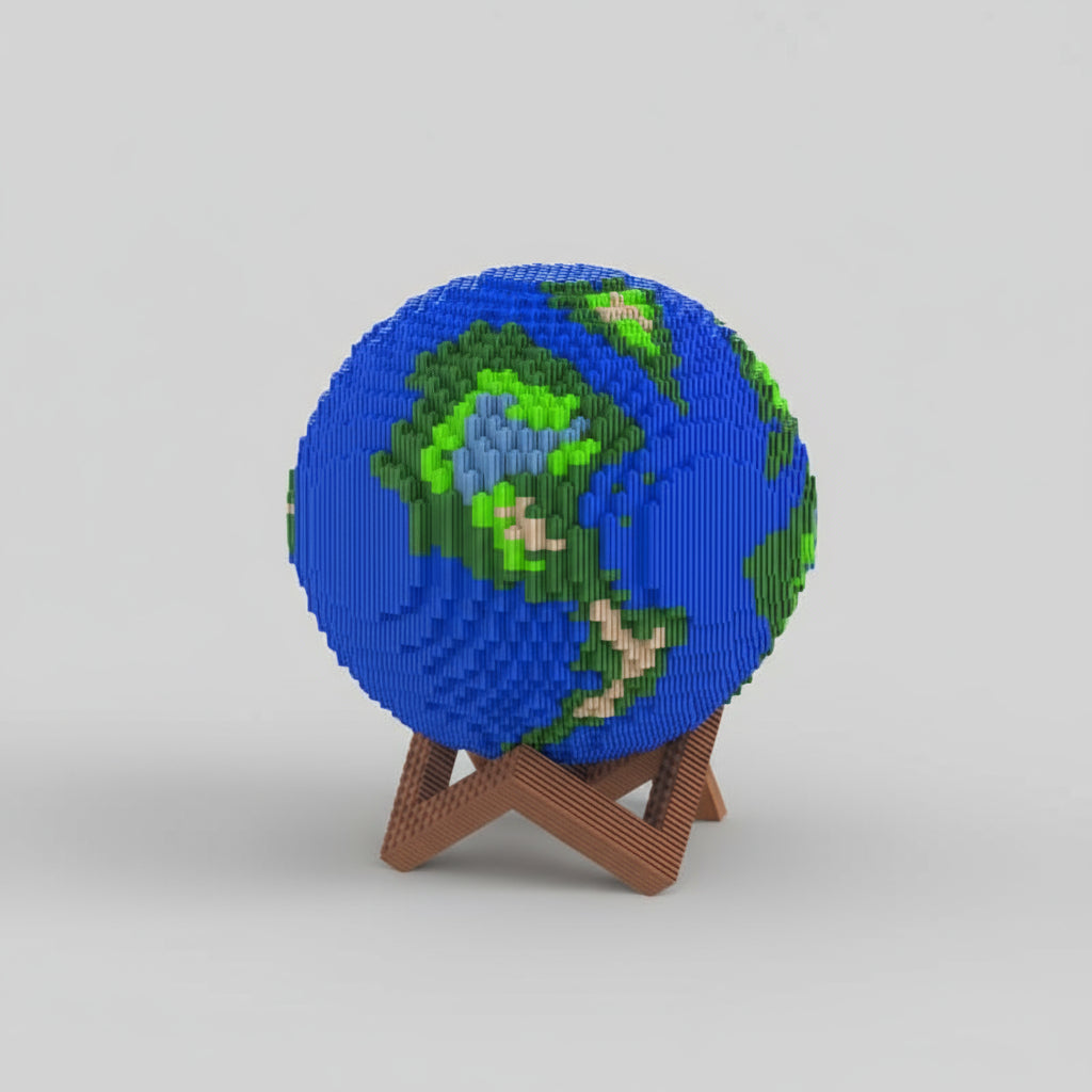 Wereldbol | Bouwsteentjes