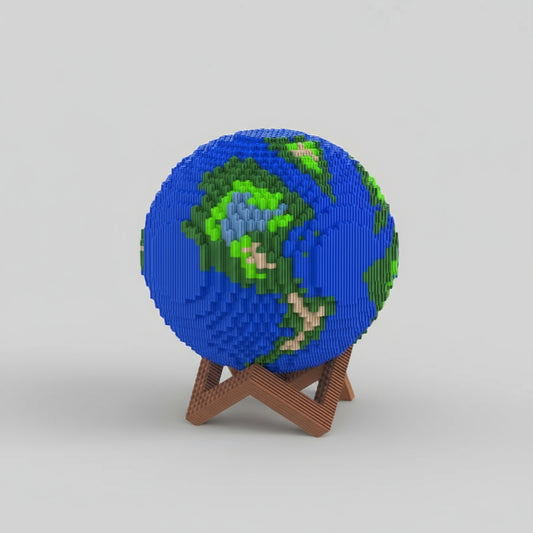 Wereldbol | Bouwsteentjes