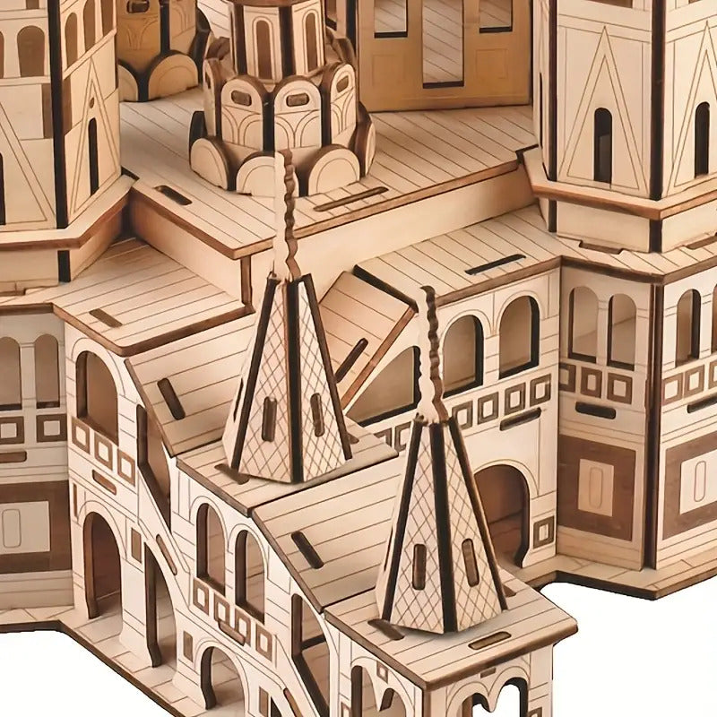 St. Basil'S Kathedraal | Houten Bouwpakket