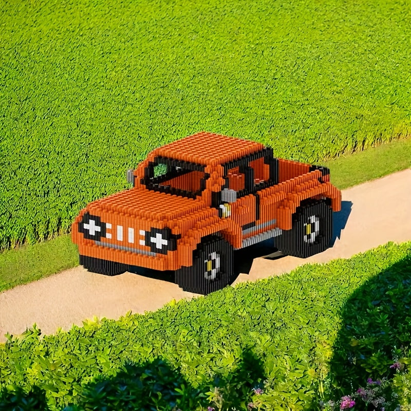 Oranje Truck | Bouwsteentjes
