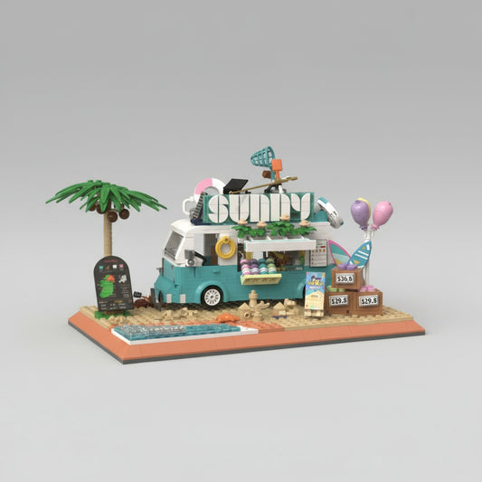 Beach Truck Bouwblokjes