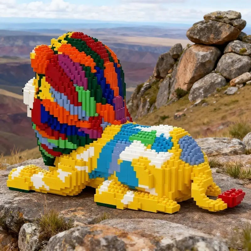 Liggende Leeuw | Bouwsteentjes