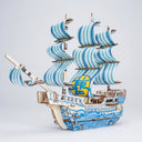 Blauw Droomschip  | Houten Bouwpakketten