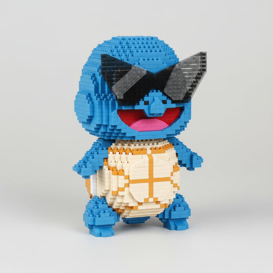 Blauw Schildpadje Bouwblokjes