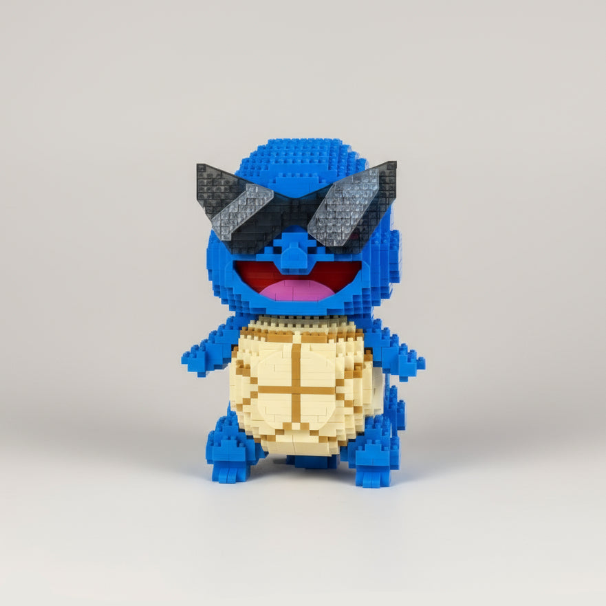 Blauw Schildpadje Bouwblokjes