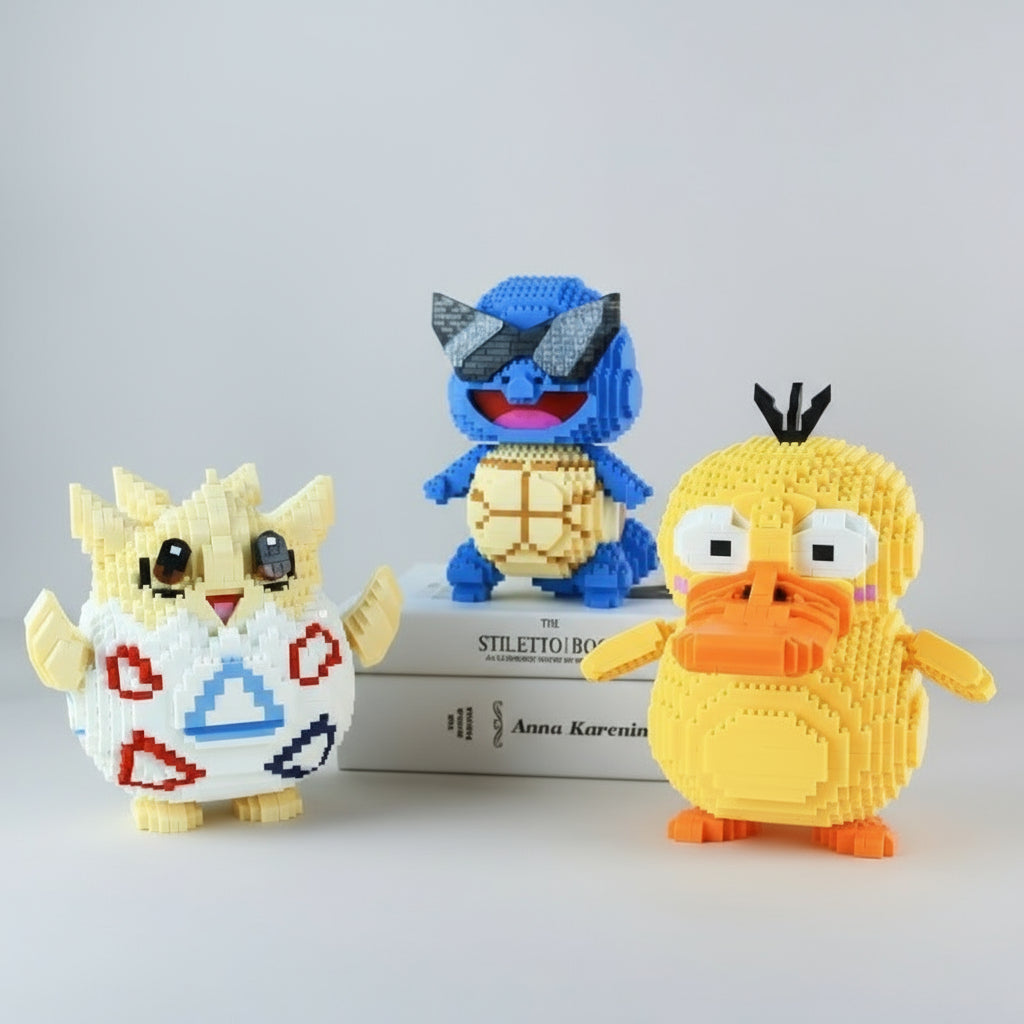 Blauw Schildpadje Bouwblokjes
