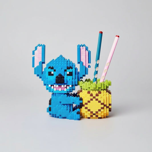 Blauw Wezen Met Ananas Bouwblokjes