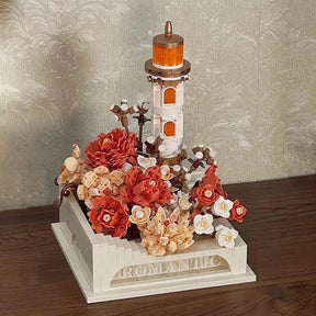 Bloemen Met Vuurtoren Bouwblokjes