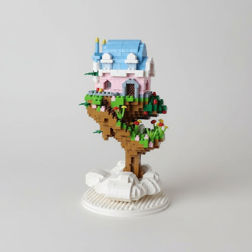 Boomhut Op Wolken Bouwblokjes