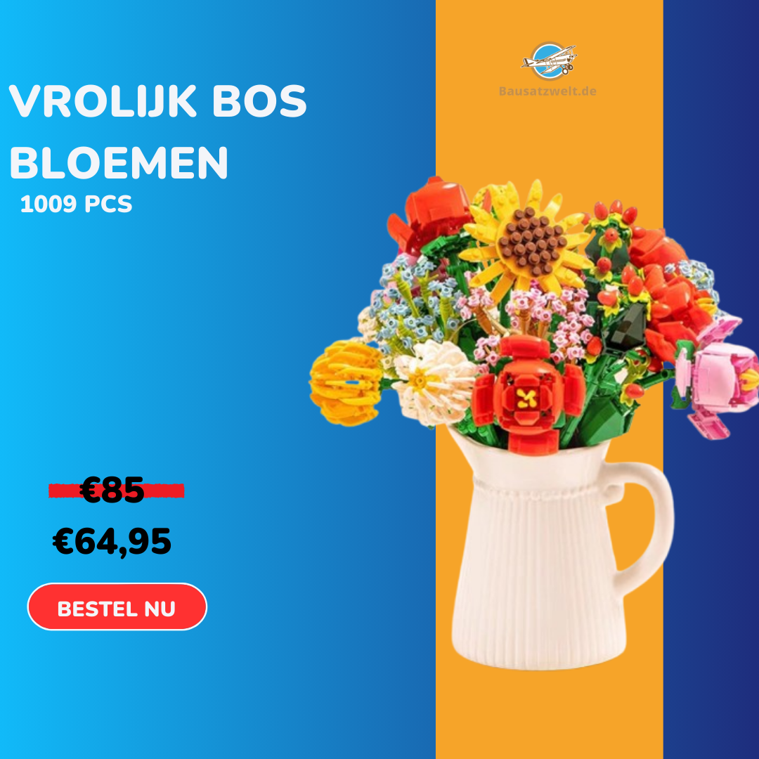 Vrolijk bos bloemen | Bestseller