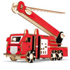 Brandweerwagen Houten Bouwpakketten