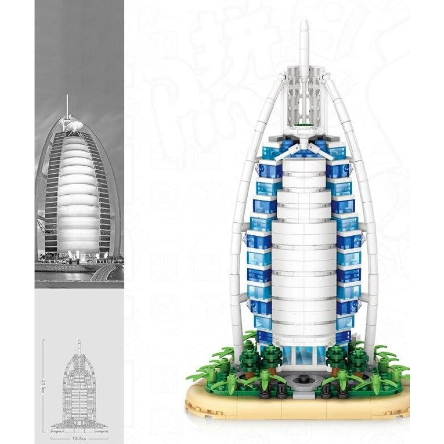 Burj Al Arab Hotel Bouwblokjes