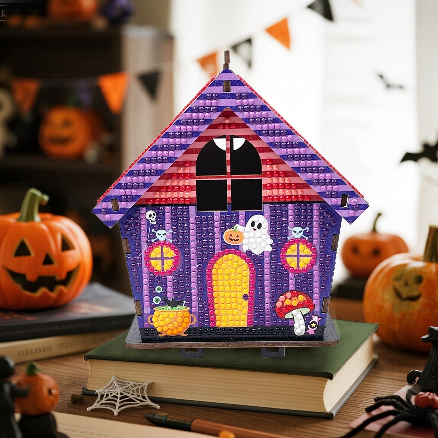 Halloween huisje | hanger | Diamond painting