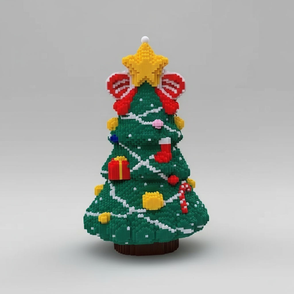 Mega kerstboom | Bouwsteentjes