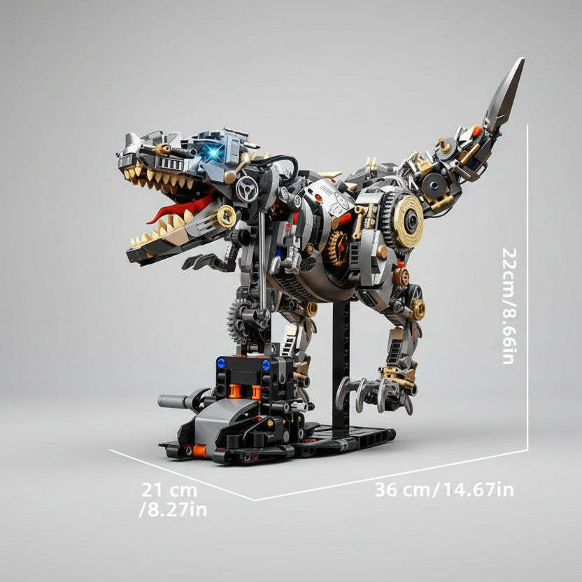 Bewegende Dino | Bouwsteentjes