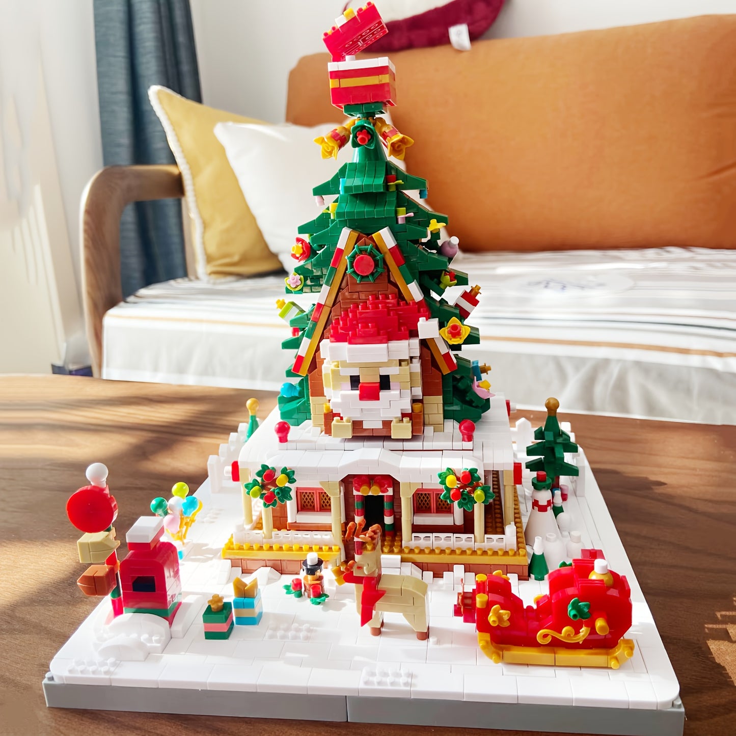 Kerstboom huis | Bouwsteentjes