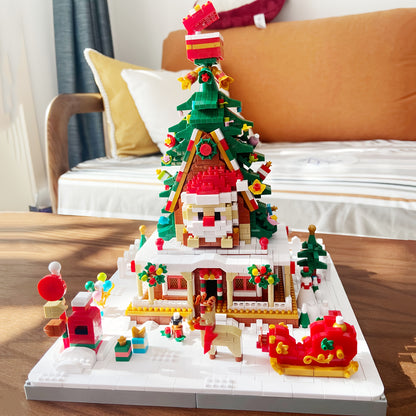 Kerstboom huis | Bouwsteentjes