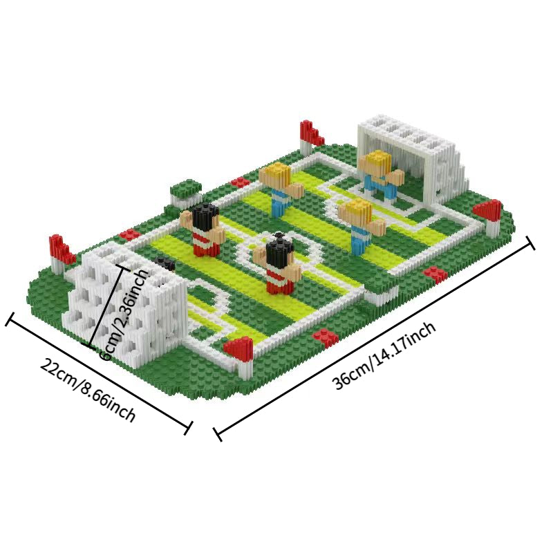 Voetbalveld | Bouwsteentjes