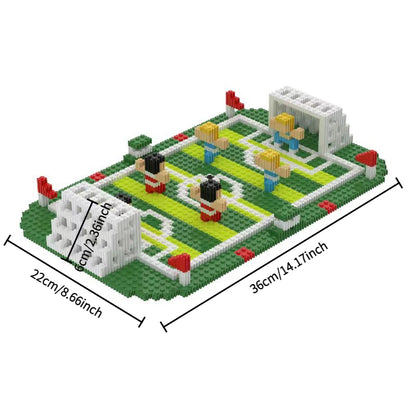 Voetbalveld | Bouwsteentjes