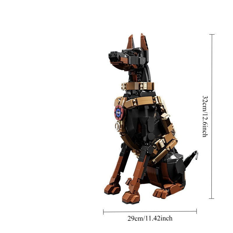 Politie hond | Bouwsteentjes