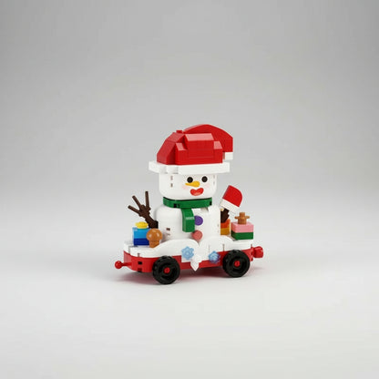 Kerst treintje | Bouwsteentjes