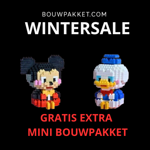 WINTERSALE: GRATIS extra mini bouwpakket cadeau
