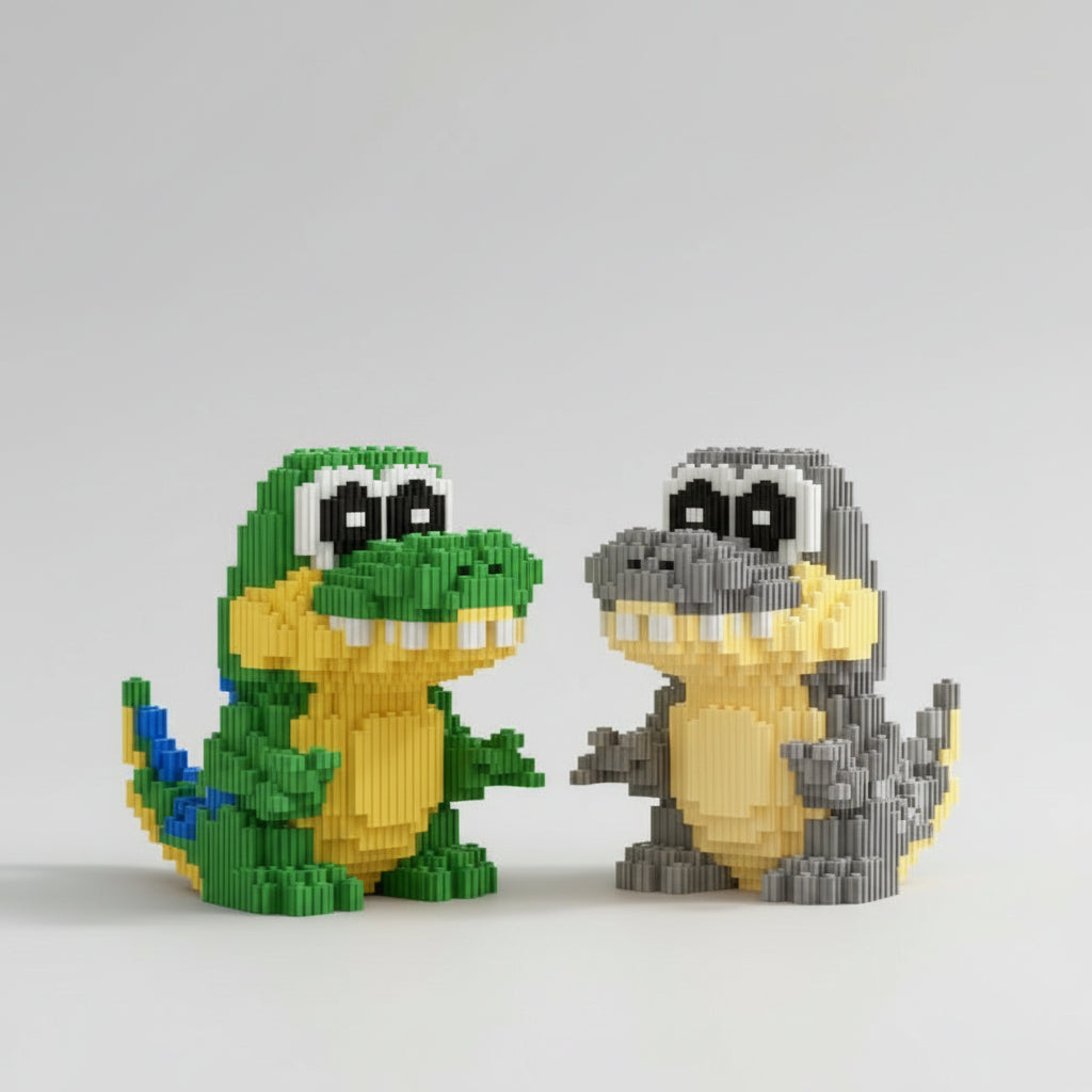 Krokodillen | Bouwsteentjes