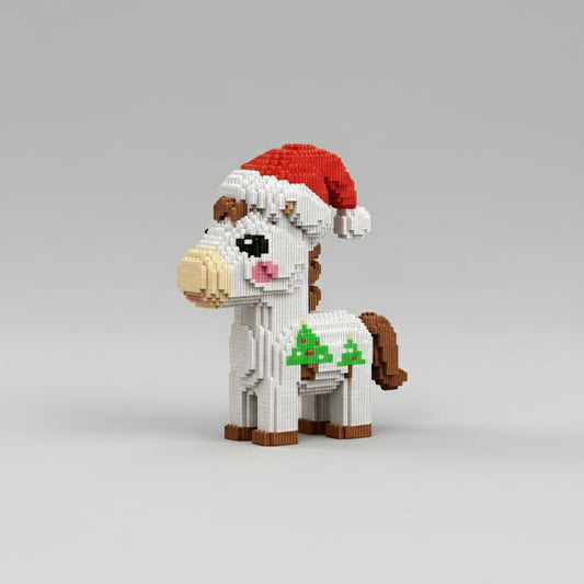Kerst paard | Bouwsteentjes