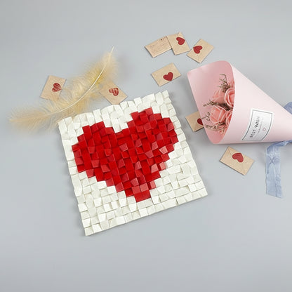 Hart in schilderij | Bouwsteentjes