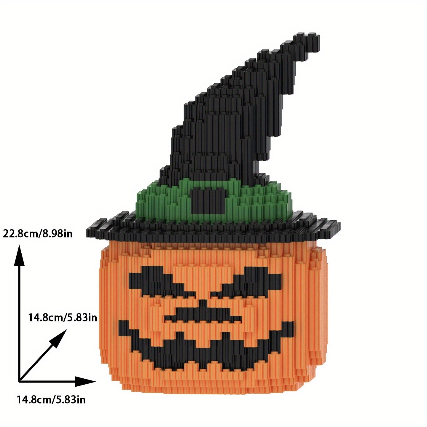 Halloween pompoen | Bouwsteentjes