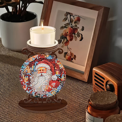 Kerstman | kaarshouder | Diamond Painting