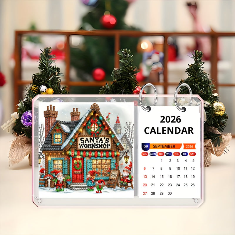 Kerst winkel | Staande kalender | Diamond painting
