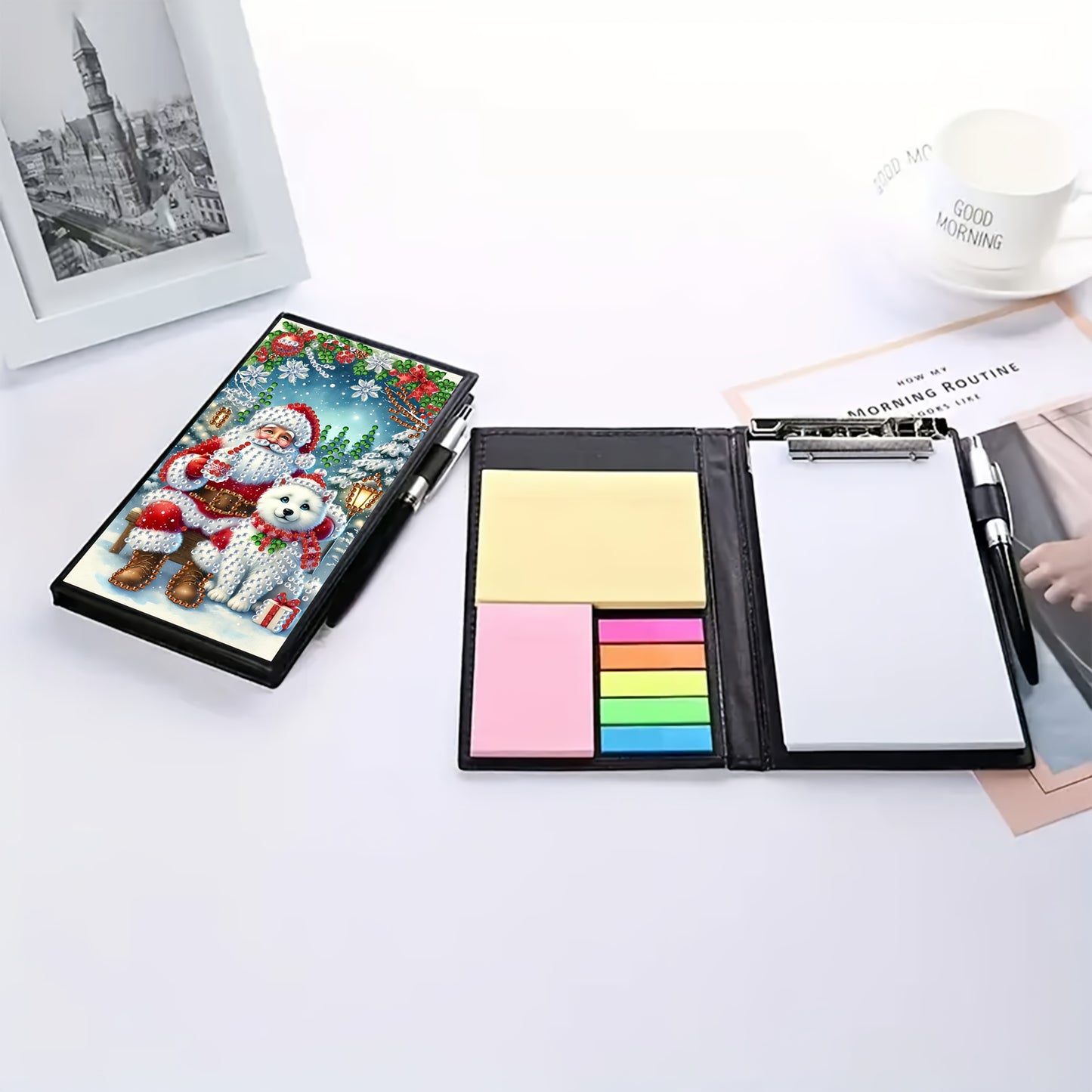 Kerstman | Notitieboek | Diamond painting