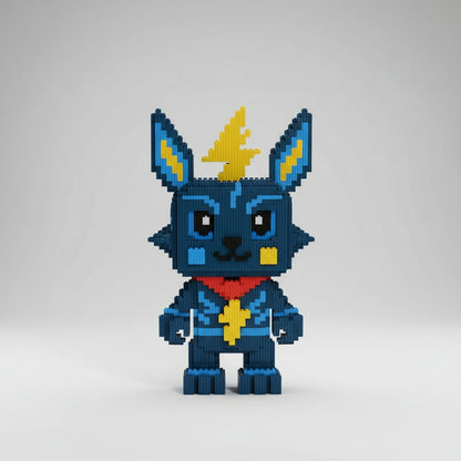 Bliksem kat | Bouwsteentjes