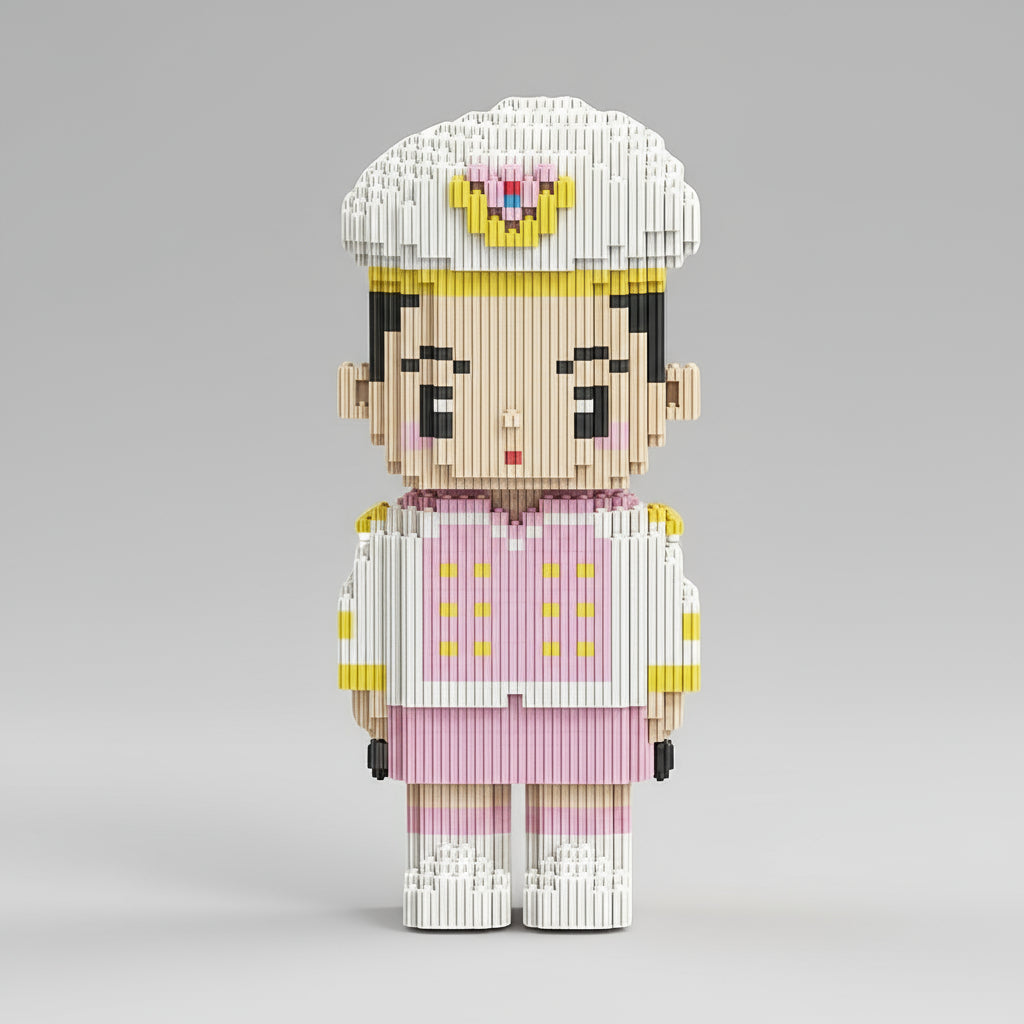 Roze Koninklijke Wacht | Bouwsteentjes