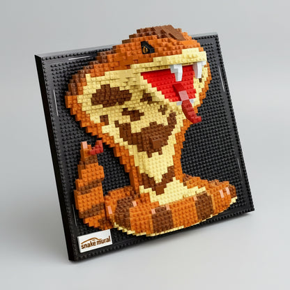 Slang op bouwplaat | Bouwsteentjes