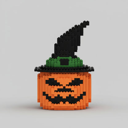 Halloween pompoen | Bouwsteentjes