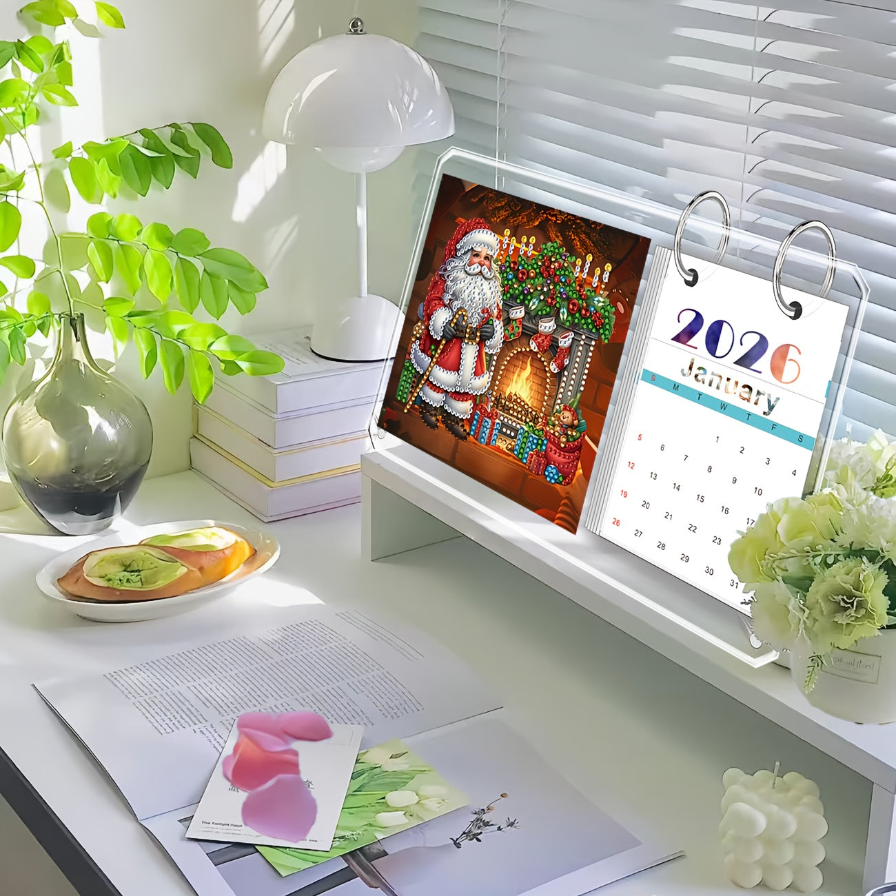 Kerstman | Staande kalender  | Diamond painting