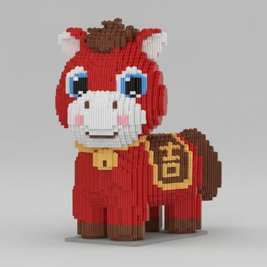 Schattig paard | Bouwsteentjes